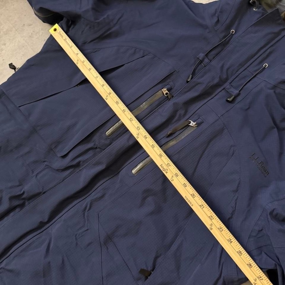 Vintage L.L.Bean Gore-Tex All Conditions Jacket Navy blue jacket - Picture 7 of 8